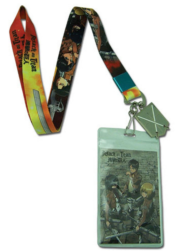 Attack on Titan - Group And Sword Lanyard - Great Eastern Entertainment