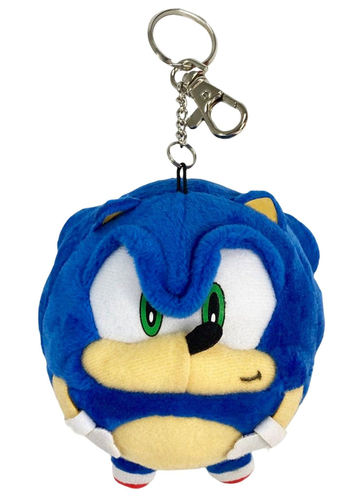 Sonic The Hedgehog- Sonic Ball Plush 01 Keychain 3.5"H