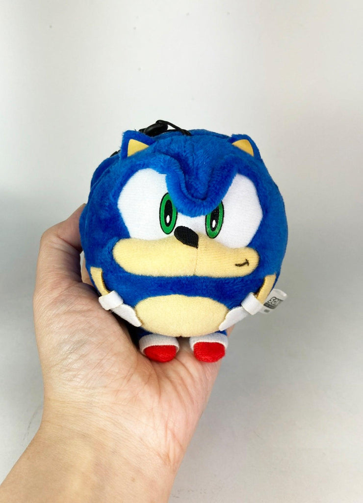 Sonic The Hedgehog - Sonic The Hedgehog Ball Plush 02 Keychain 3.5"H - Great Eastern Entertainment