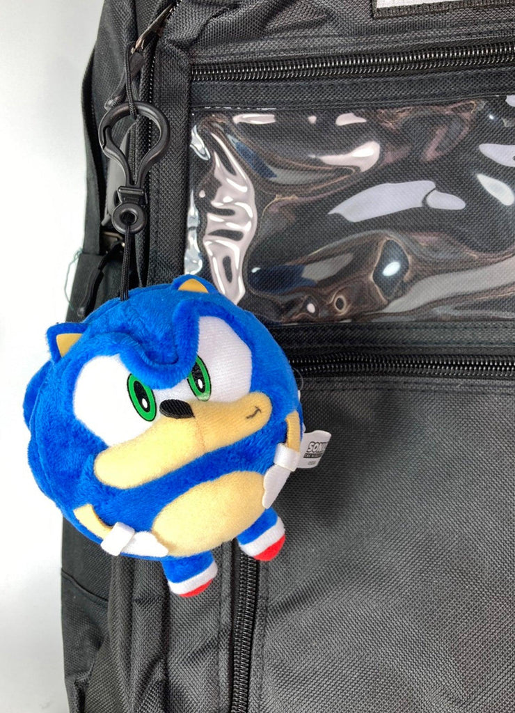 Sonic The Hedgehog - Sonic The Hedgehog Ball Plush 02 Keychain 3.5"H - Great Eastern Entertainment