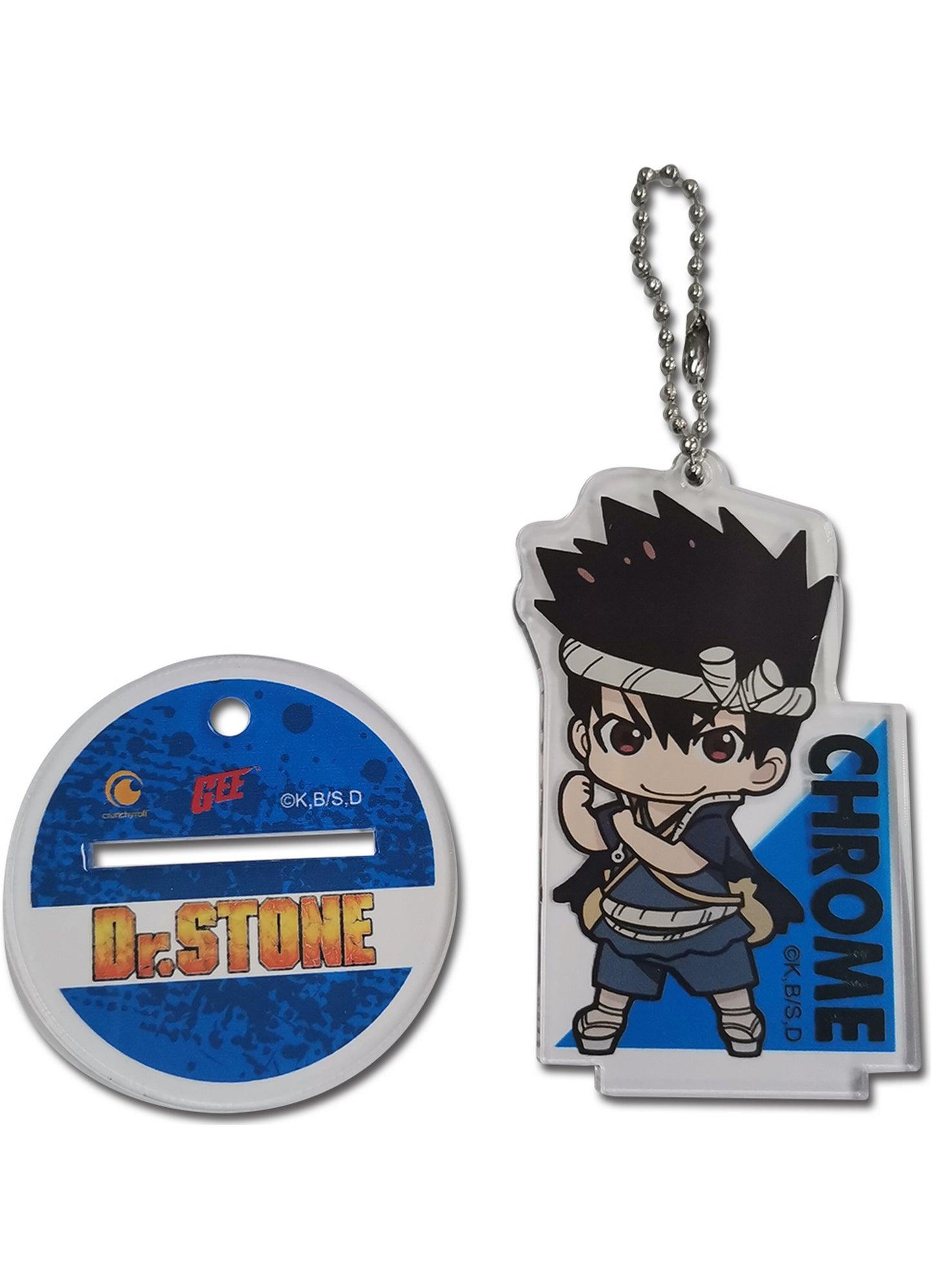 Dr. Stone- Chrome SD SD Acrylic Keychain