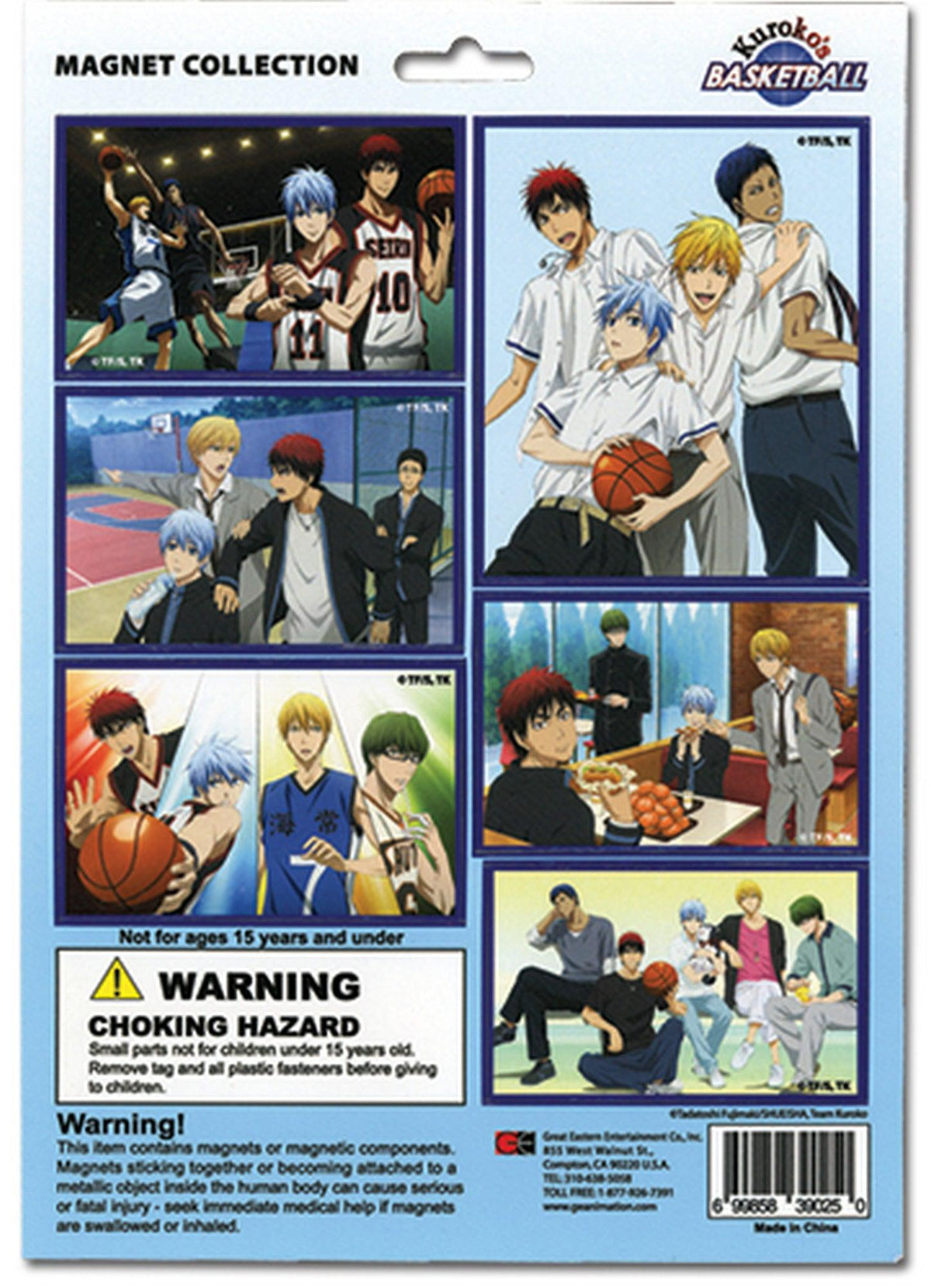 Kuroko's Basketball - Magnet Collection - Great Eastern Entertainment