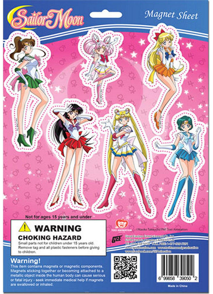 Sailor Moon Super S - Inner Senshi Super S Magnet Sheet Set - Great Eastern Entertainment