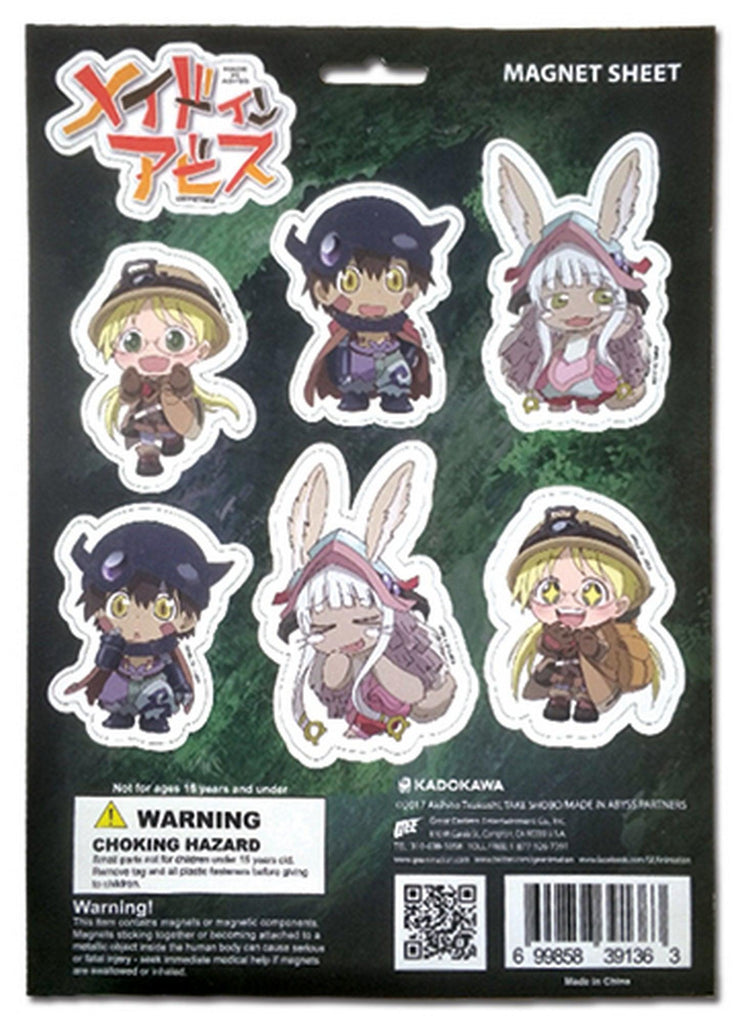 Made In Abyss - SD Group Magnet Sheet - Great Eastern Entertainment