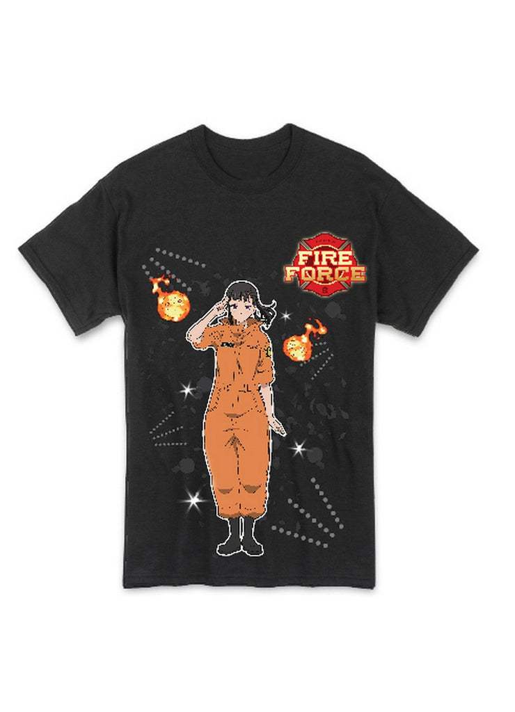 Fire Force - Maki Oze Men's Black T-Shirt