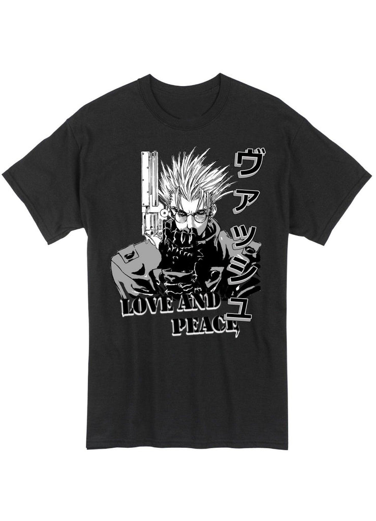 Trigun - Vash The Stampede Love & Peace Men's T-Shirt