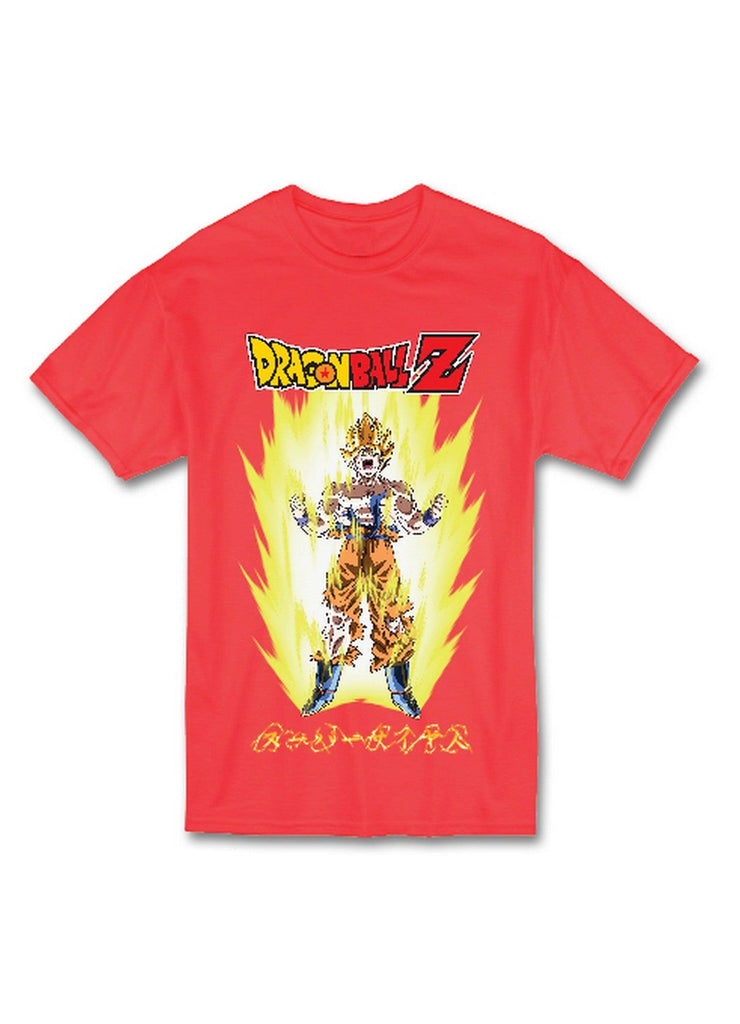 Dragon Ball Z - Super Saiyan Son Goku Men's Red T-Shirt