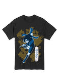 Naruto - Sasuke Uchiha Men's Black T-Shirt