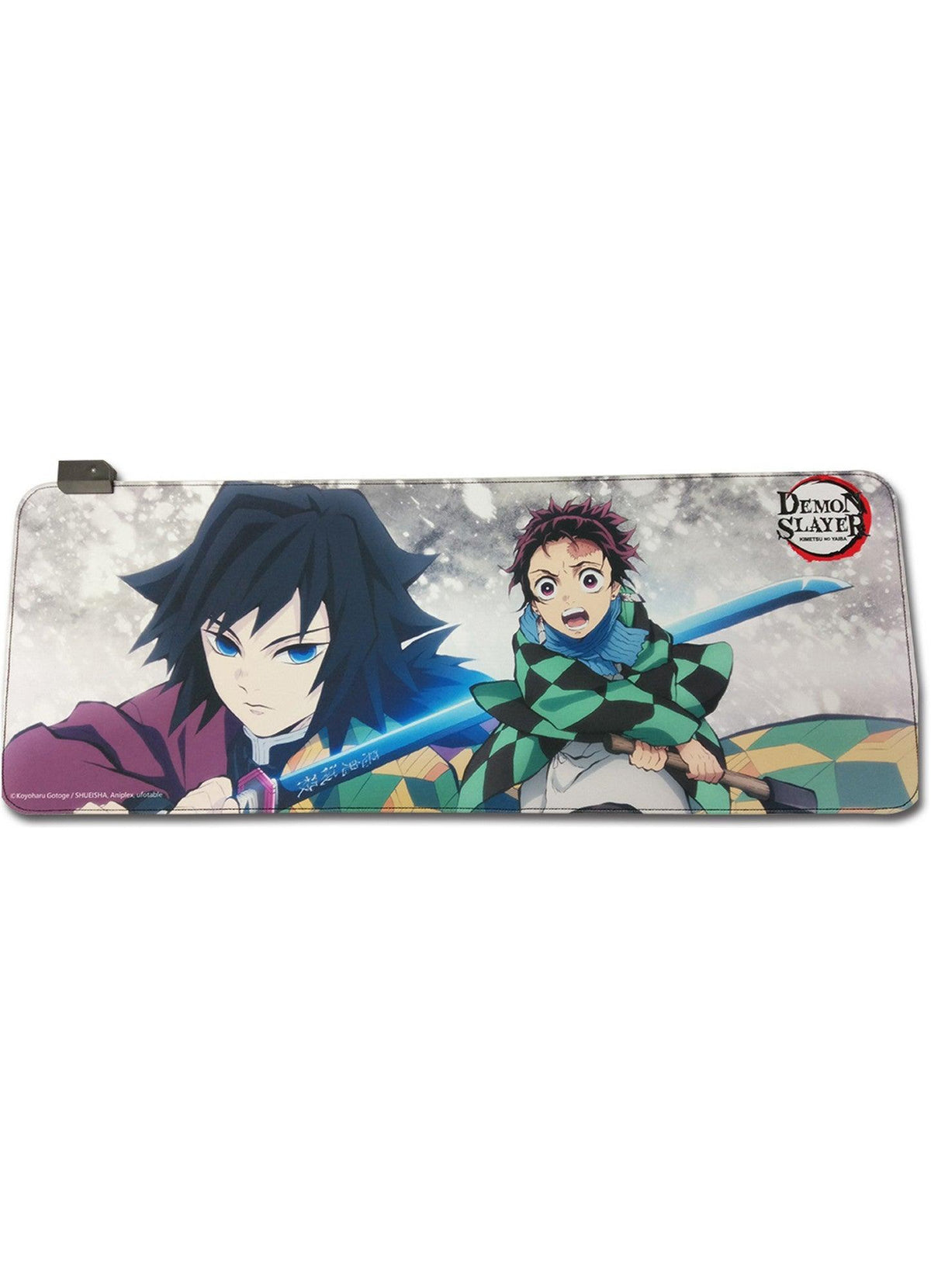 Demon Slayer - Tanjiro Kamado And Giyu RGB Mouse Pad