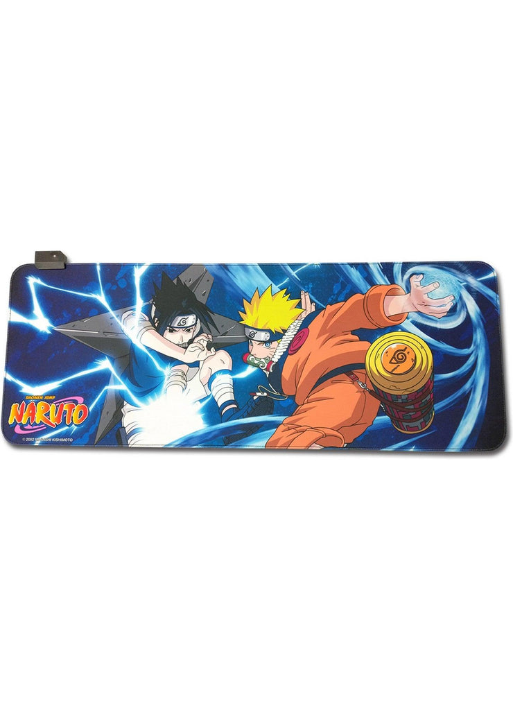 Naruto - Naruto & Sasuke Uchiha RGB Mouse Pad