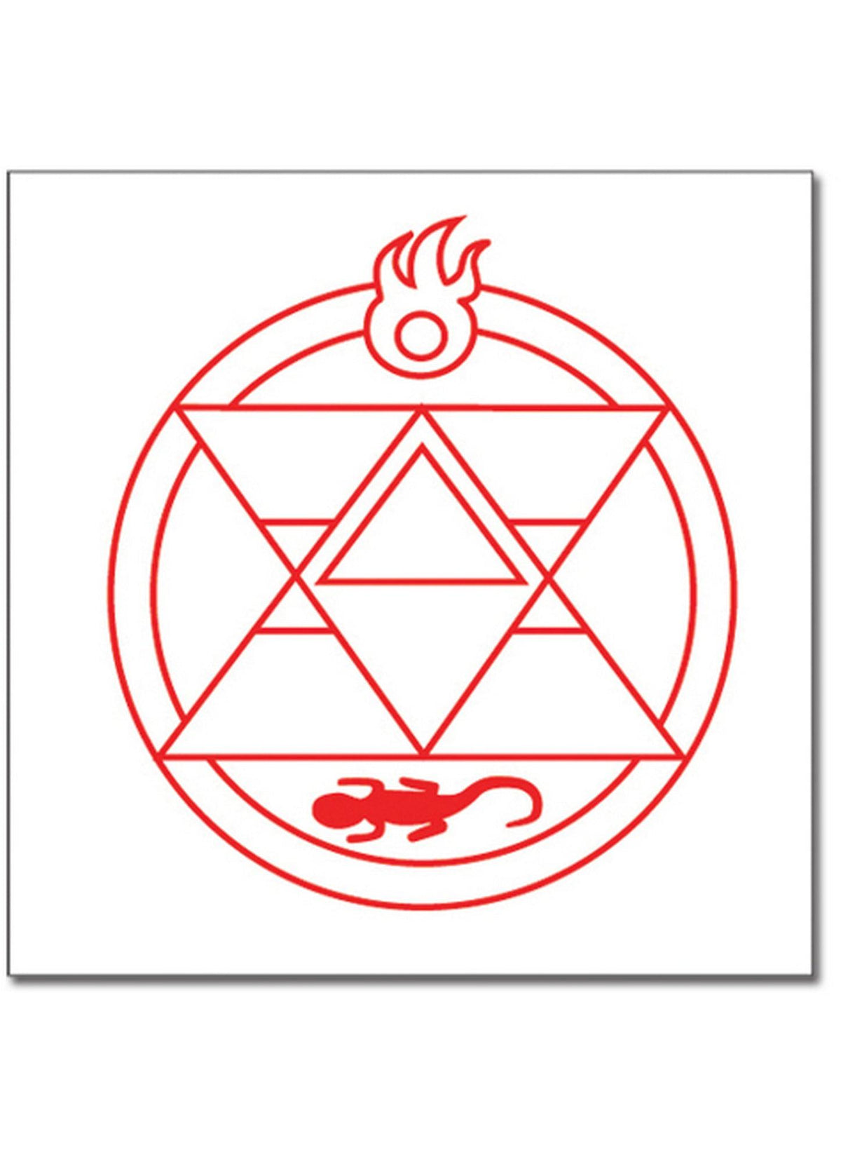 Full Metal Alchemist: Brotherhood - Roy Renseijin Style Tattoo - Great Eastern Entertainment