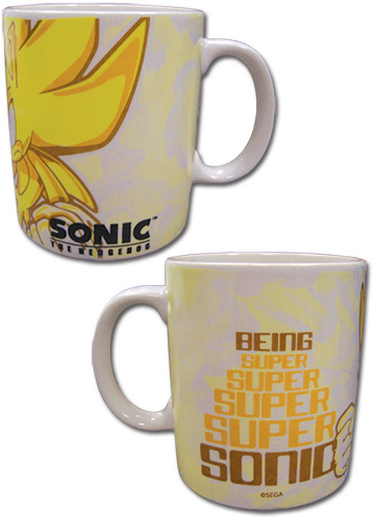 Sonic Hedgehog Super Sonic Mug