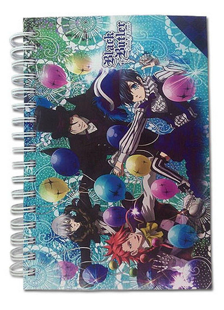 Black Butler Book Of Circus - Group W/ Baloon Hardcover Notebook - Great Eastern Entertainment