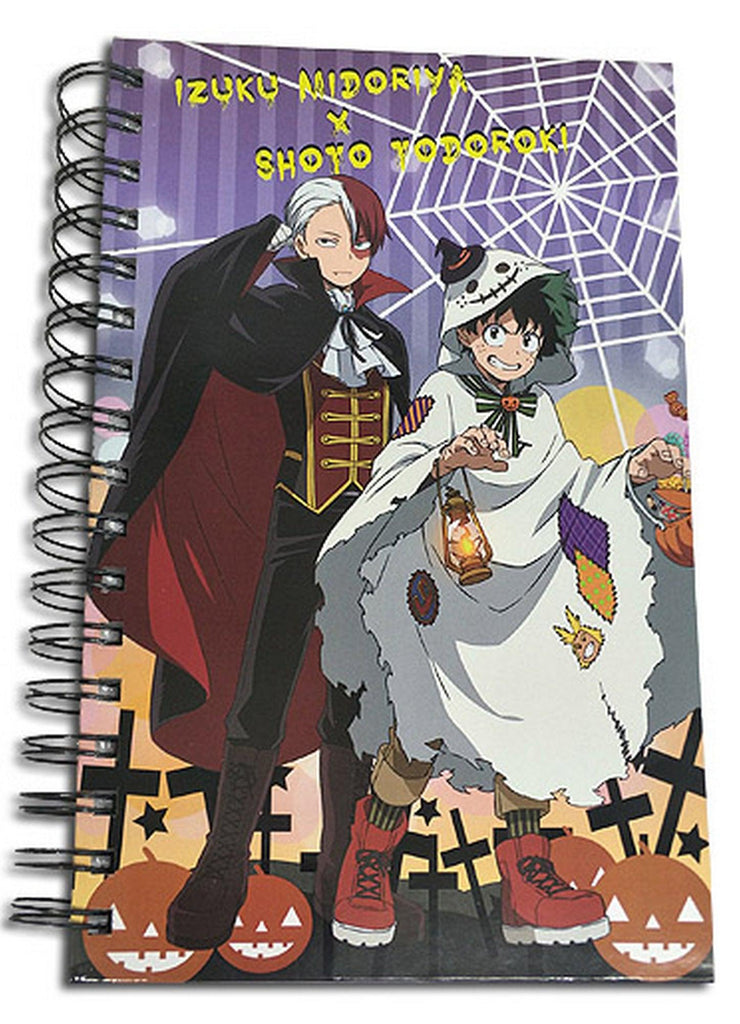 My Hero Academia - Shoto Todoroki & Midoriya Izuku "Deku" Halloween Notebook - Great Eastern Entertainment