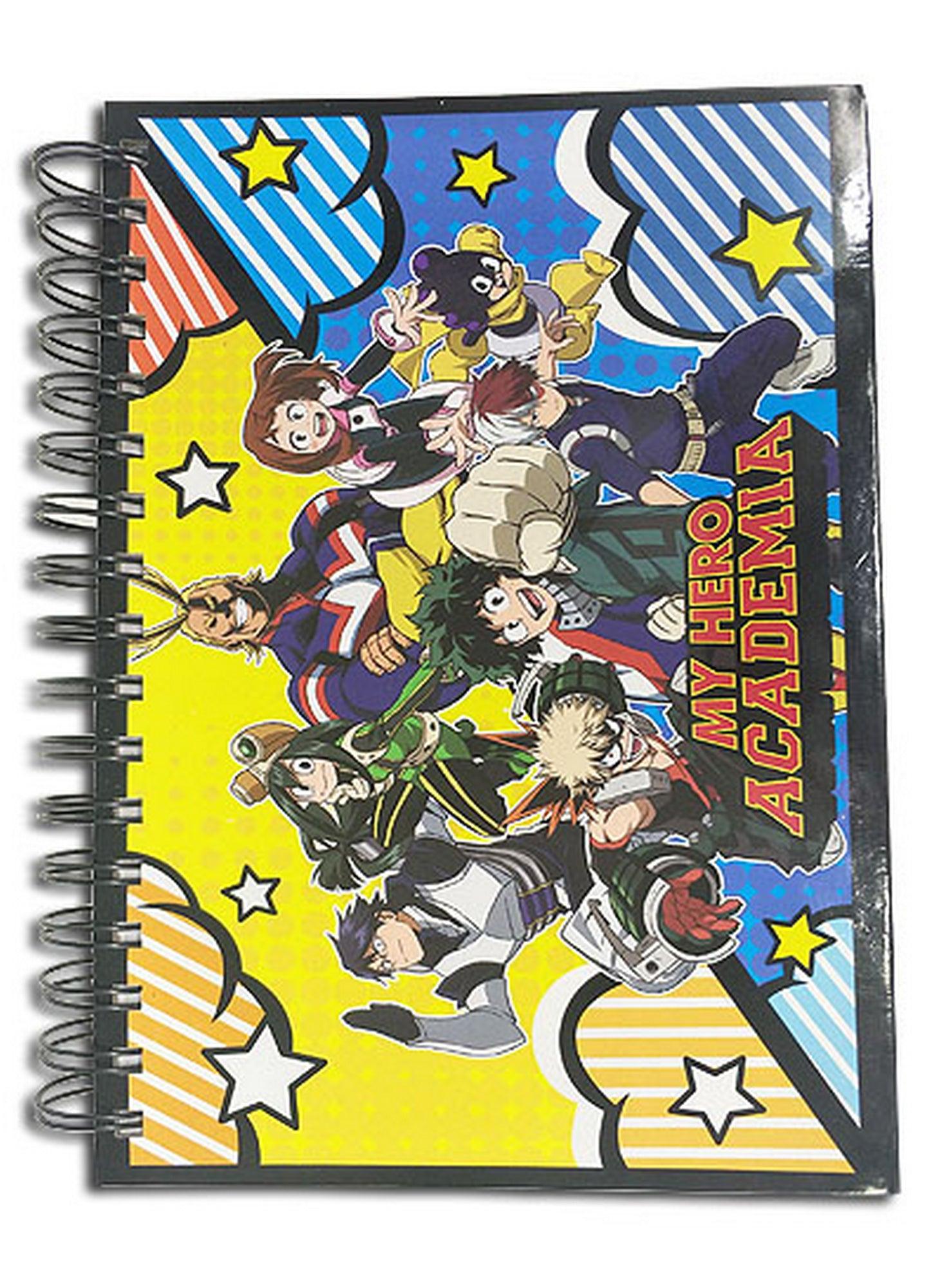 My Hero Academia Group Spiral Anime Notebook
