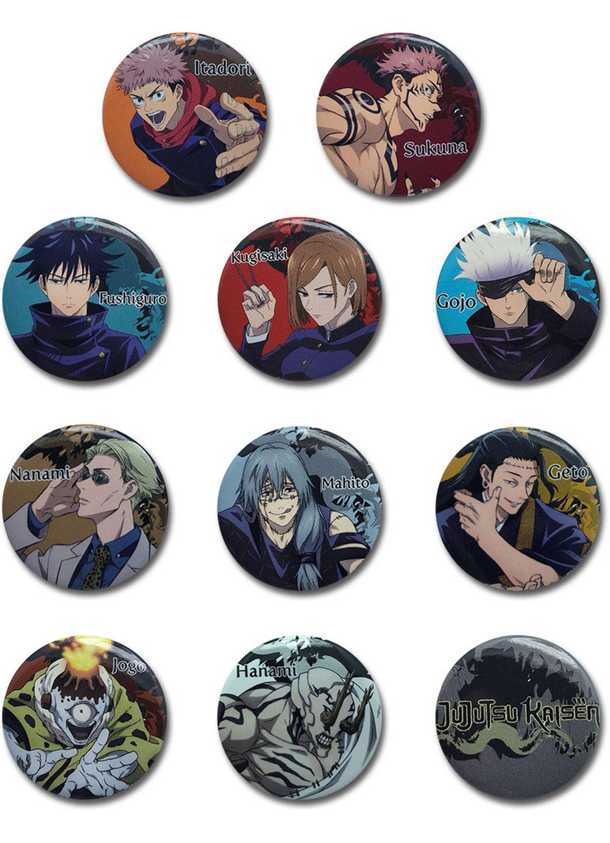 Jujutsu Kaisen - Character Buttons – Great Eastern Entertainment