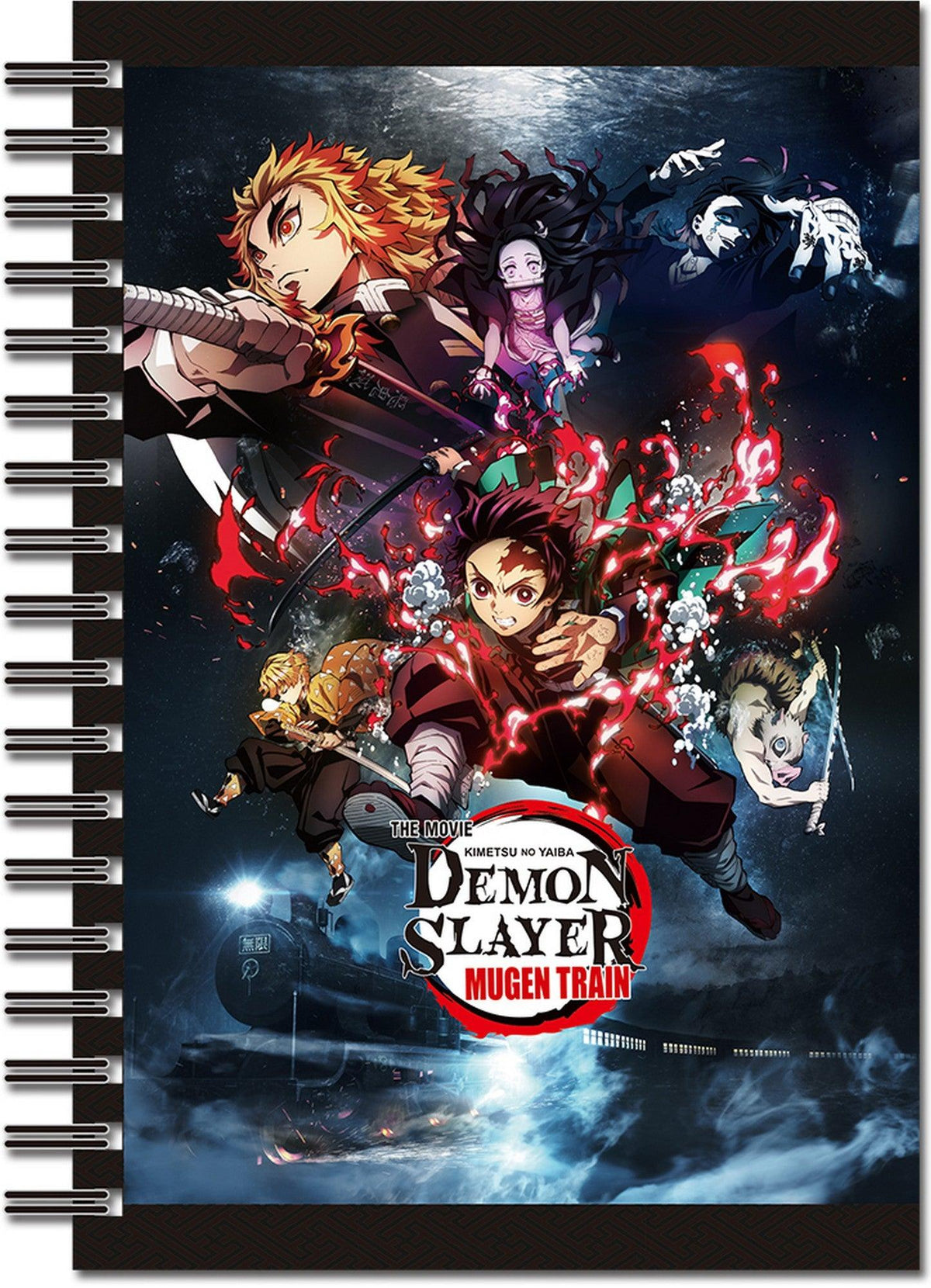 Demon Slayer The Movie: Infinity Train - Key Art 1 Hardcover Notebook