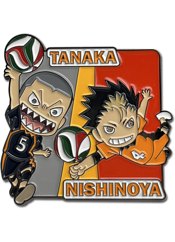 Haikyu!! - Yu Nishinoya and Tanaka Ryuunosuke Pin