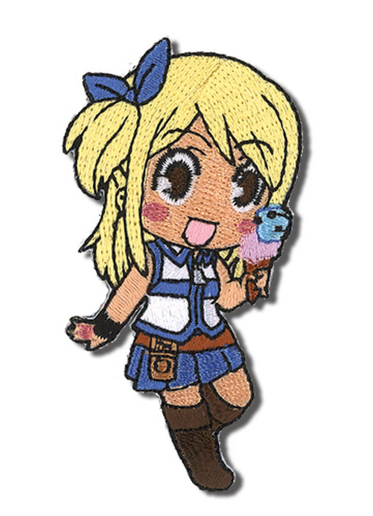 Fairy Tail - Lucy Heartfilia Eating Emgroidered Patch - Great Eastern Entertainment