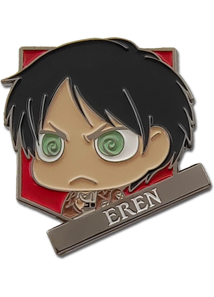 Attack On Titan - Eren Yeager SD Shield Pin