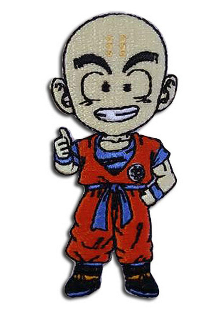 Dragon Ball Z - SD Krillin Embroidered Patch - Great Eastern Entertainment