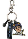 Jojo's Bizarre Adventure S4 - Bruno Bucciarati Zipper Three Charm Keychain