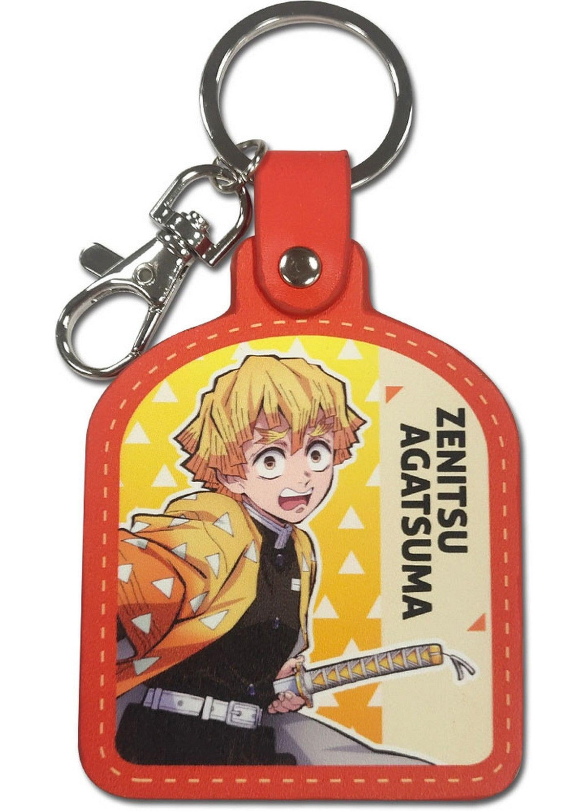Demon Slayer Tv2 - Zenitsu Agatsuma Pu Keychain