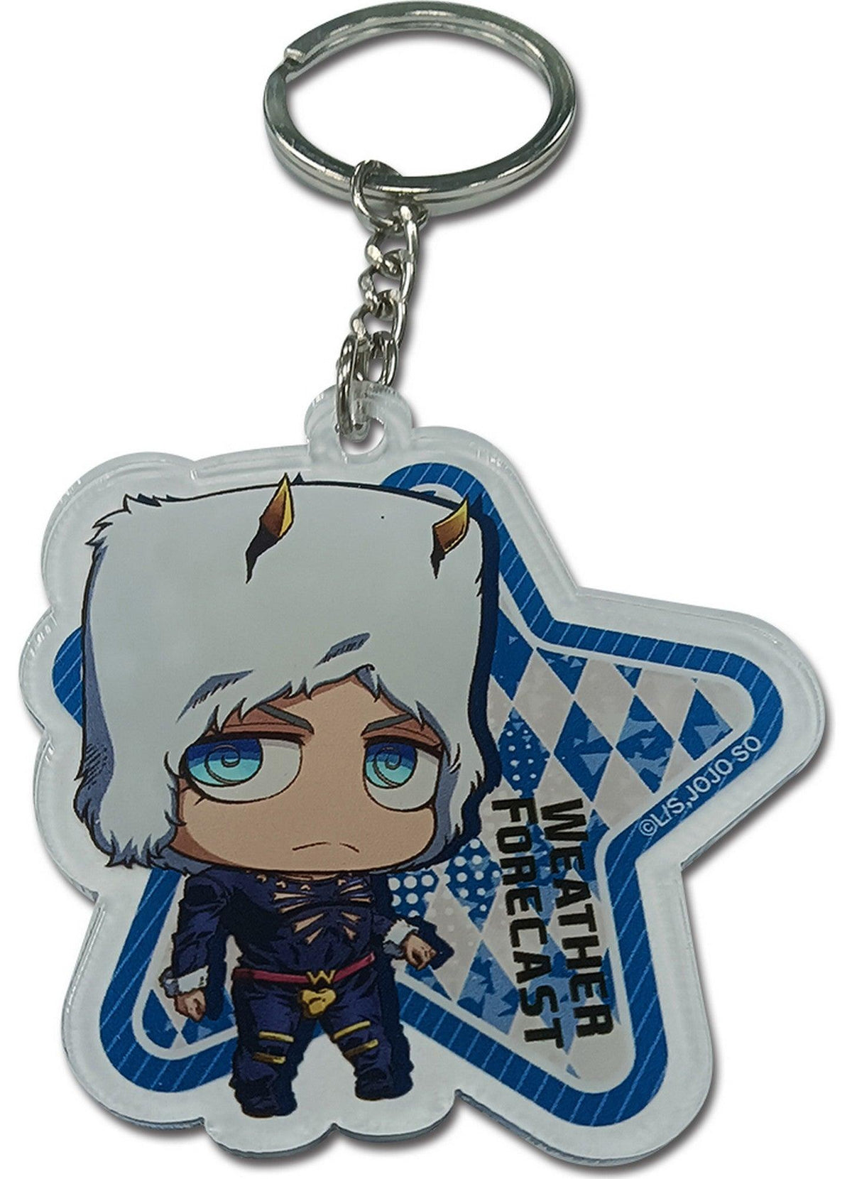 Jojo's S5 Stone Ocean - Weather Forecast SD Acrylic Keychain