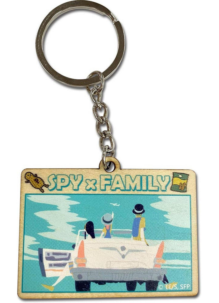 Spy X Family - Opening Song Screenshots Drive Day Wooden Keychain