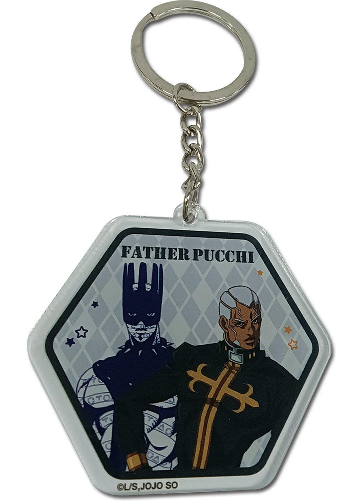 Jojo's S5 Stone Ocean - Father Pucchi Keychain