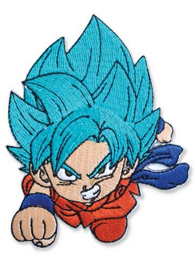 Dragon Ball Super - Son Goku SSGSS Embroidered Patch 3.5" - Great Eastern Entertainment