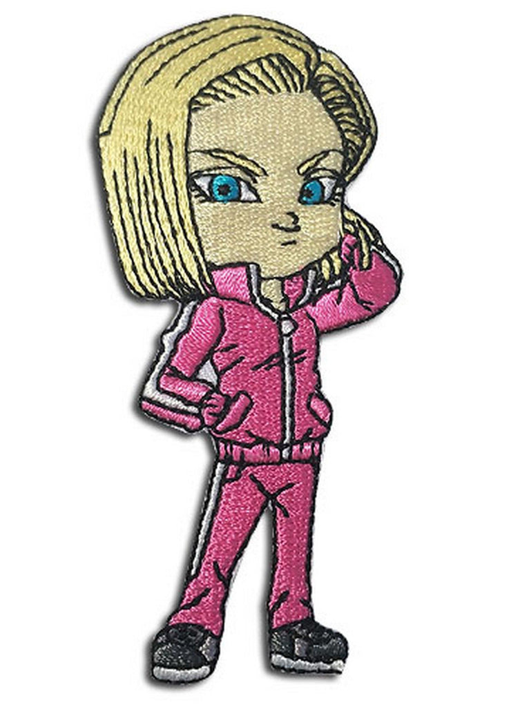 Dragon Ball Super - Android 18 Embroidered Patch 3.5" - Great Eastern Entertainment