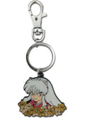 Inuyasha - Inuyasha Flowers Metal Keychain
