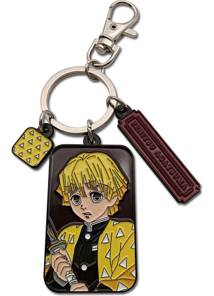 Demon Slayer - Zenitsu Agatsuma Three Charm Keychain