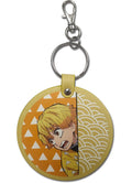 Demon Slayer - Zenitsu Agatsuma PU Circle Keychain