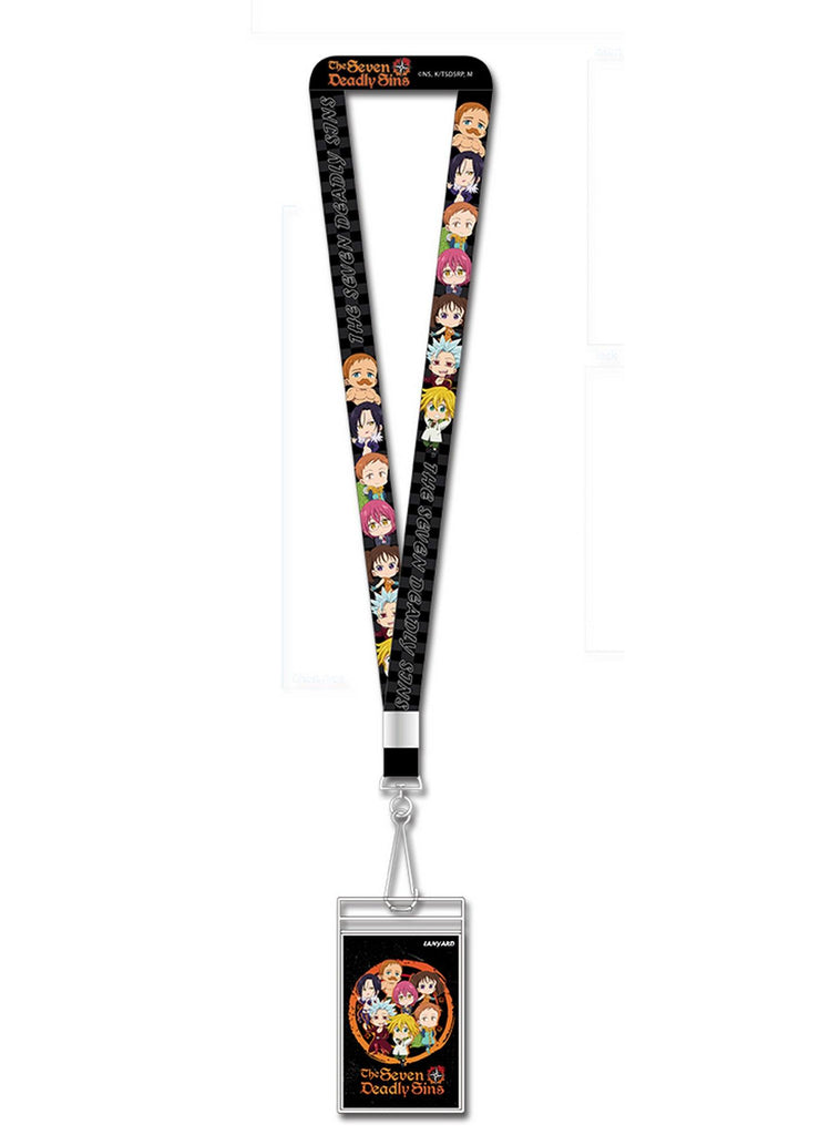 The Seven Deadly Sins S3- SD Character Group01 Lanyard