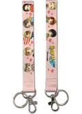 Hetalia S7 - SD Heart Character Wristband Lanyard