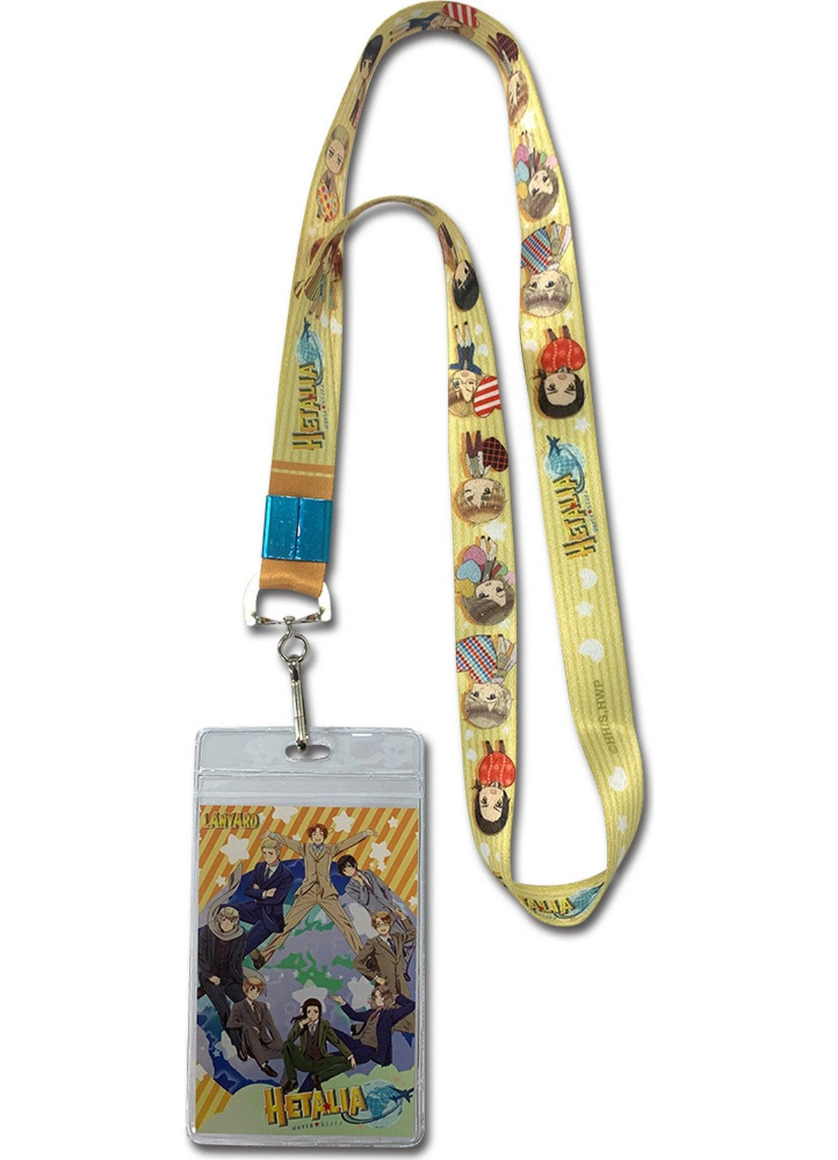 Hetalia Season 7 - SD Character Group 01 Lanyard