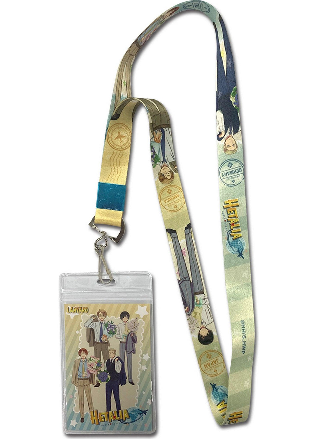 Hetalia Season 7 - Character Group 01 Lanyard