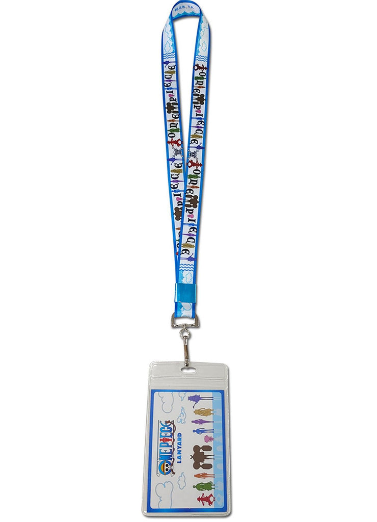 One Piece - Group Black Silhouette Lanyard