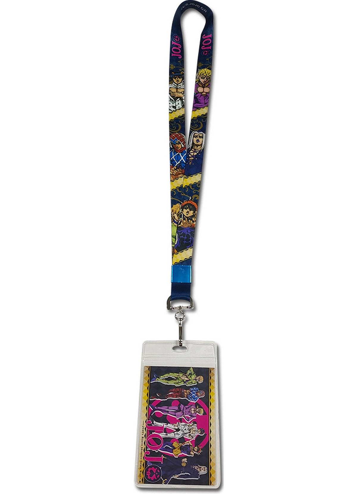 Jojo S4 - Group Character Rhombus Pattern Lanyard