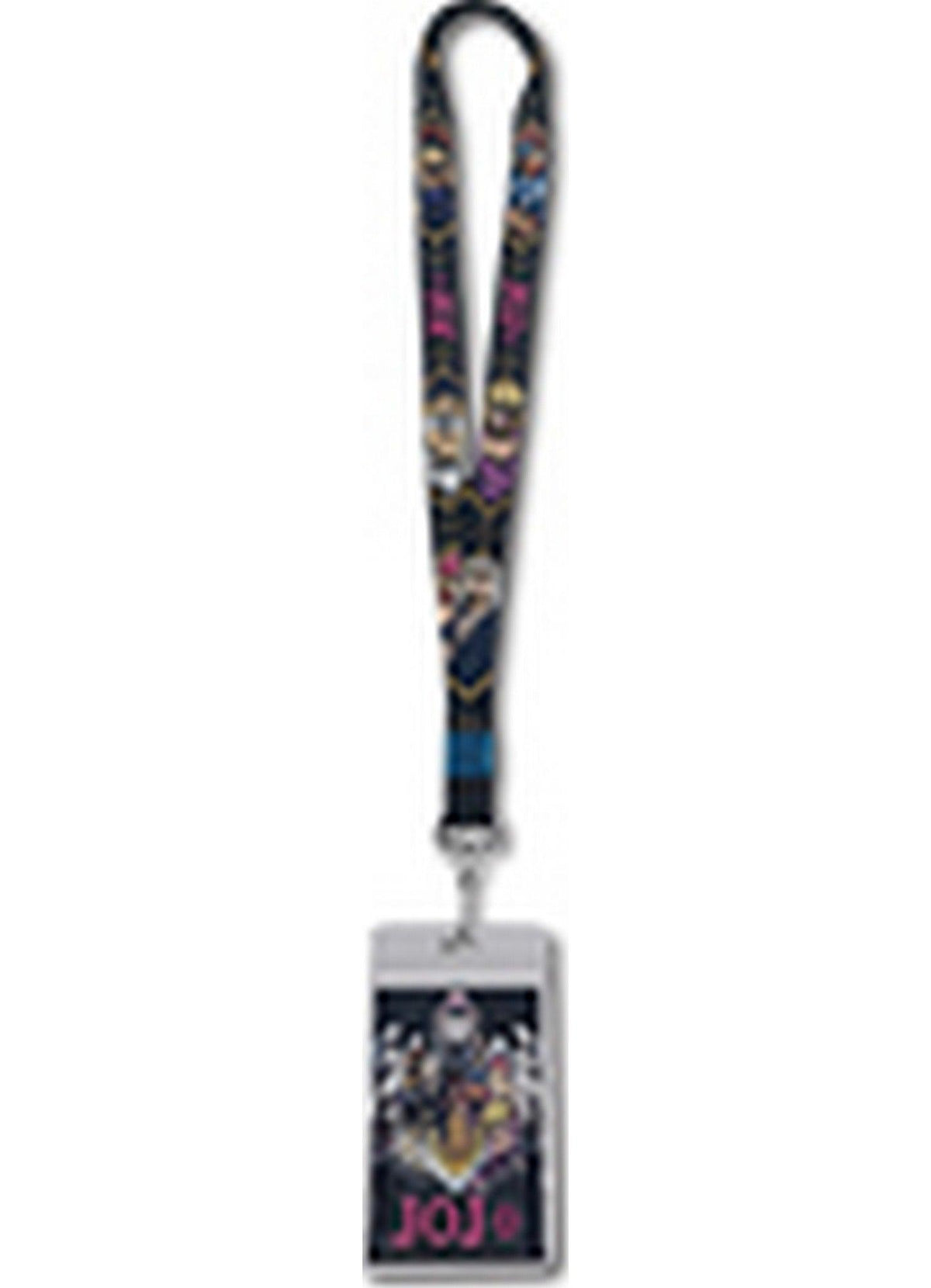 Jojo S4 - Group Character Square Continuous Pattern Lanyard