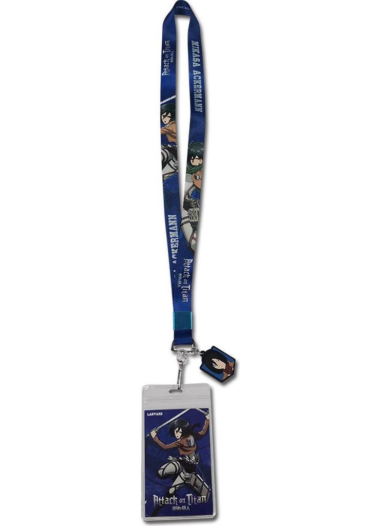 Attack On Titan - Mikasa Ackerman Style 01 Lanyard W/Charm