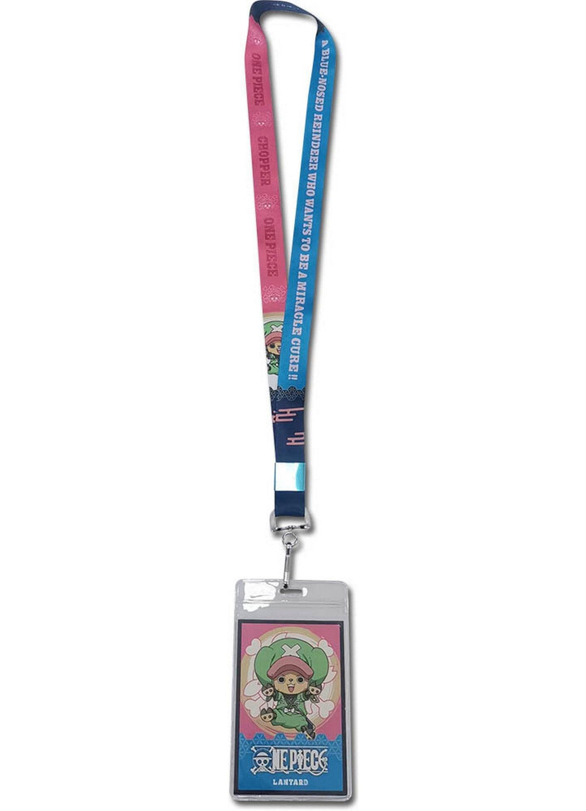 One Piece - Chopper Icon And Verbiage Lanyard
