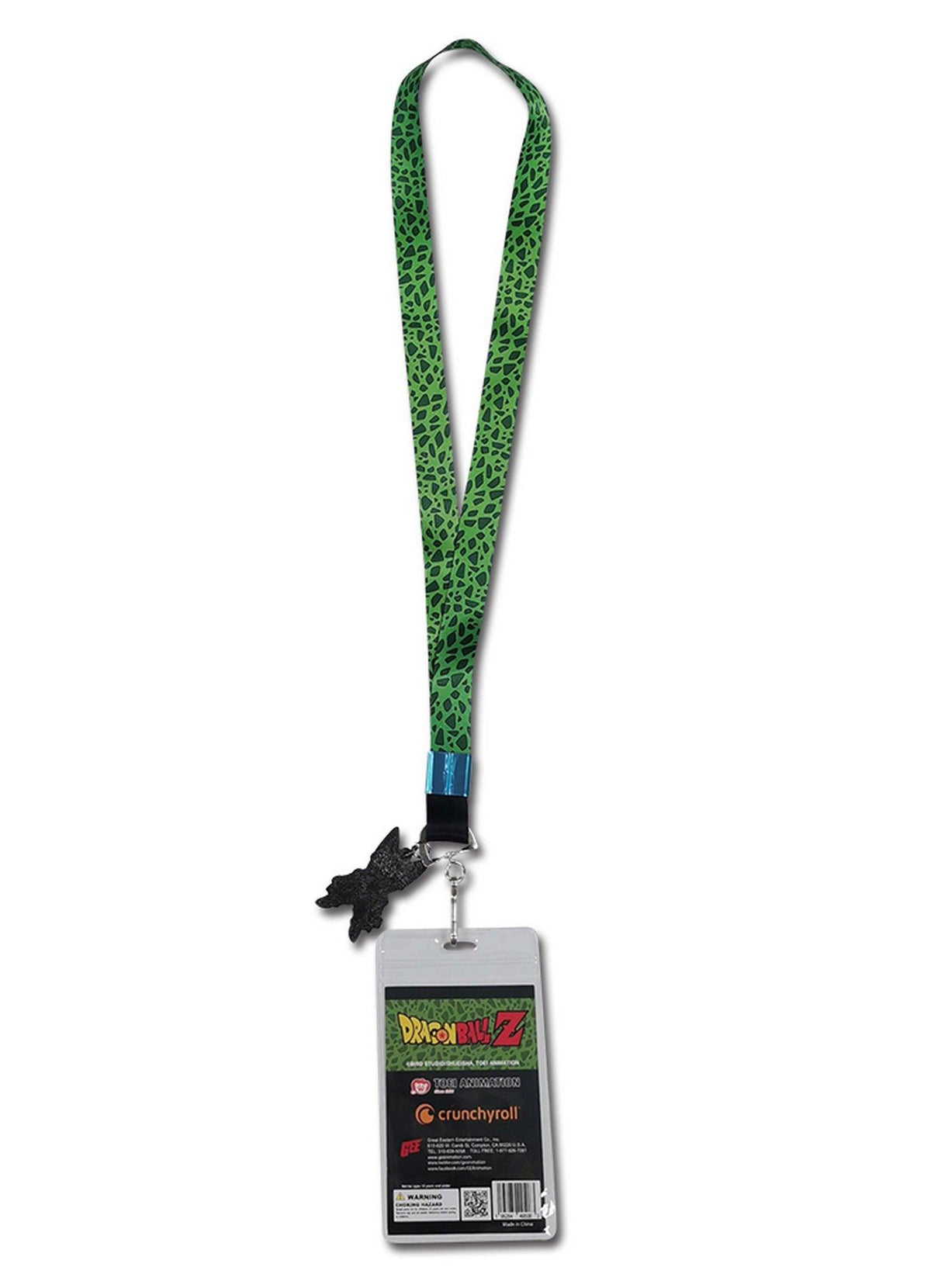 Dragon Ball Z - Perfect Cell With Pattern Lanyard - Great Eastern Entertainment
