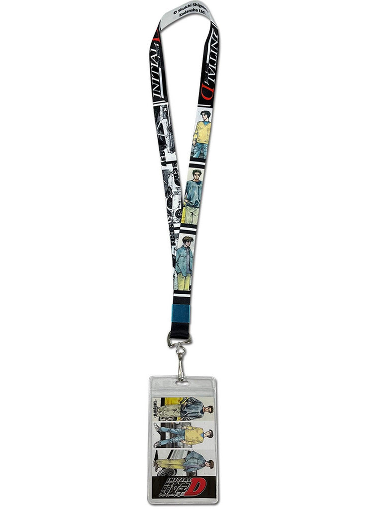 Initial D (Manga) - Group With Car (Manga) Screenshot Lanyard