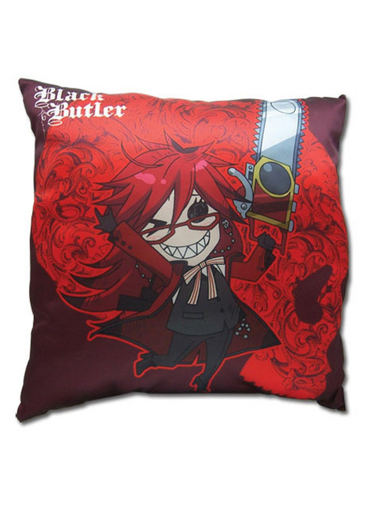 Black Butler - SD Grell Sutcliff Square Pillow - Great Eastern Entertainment