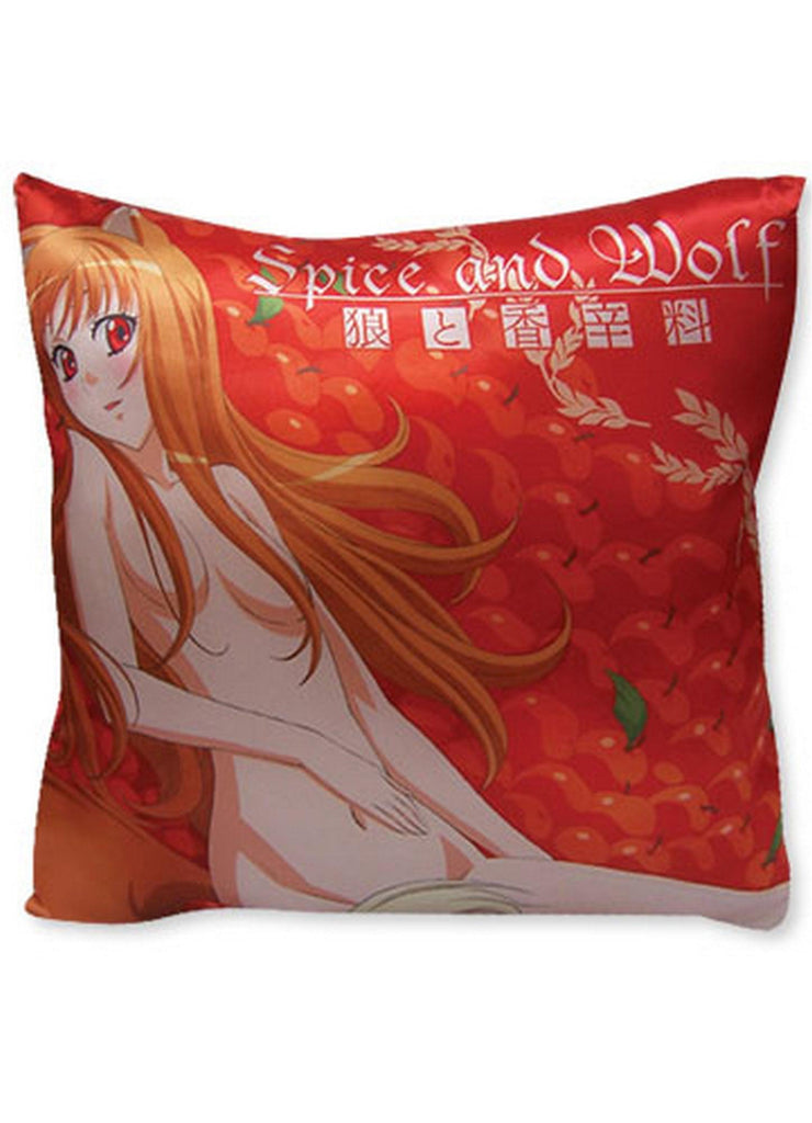 Spice And Wolf 2 Holo With Apple Square Pillow