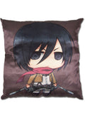 Attack on Titan - SD Mikasa Ackerman Square Pillow - Great Eastern Entertainment