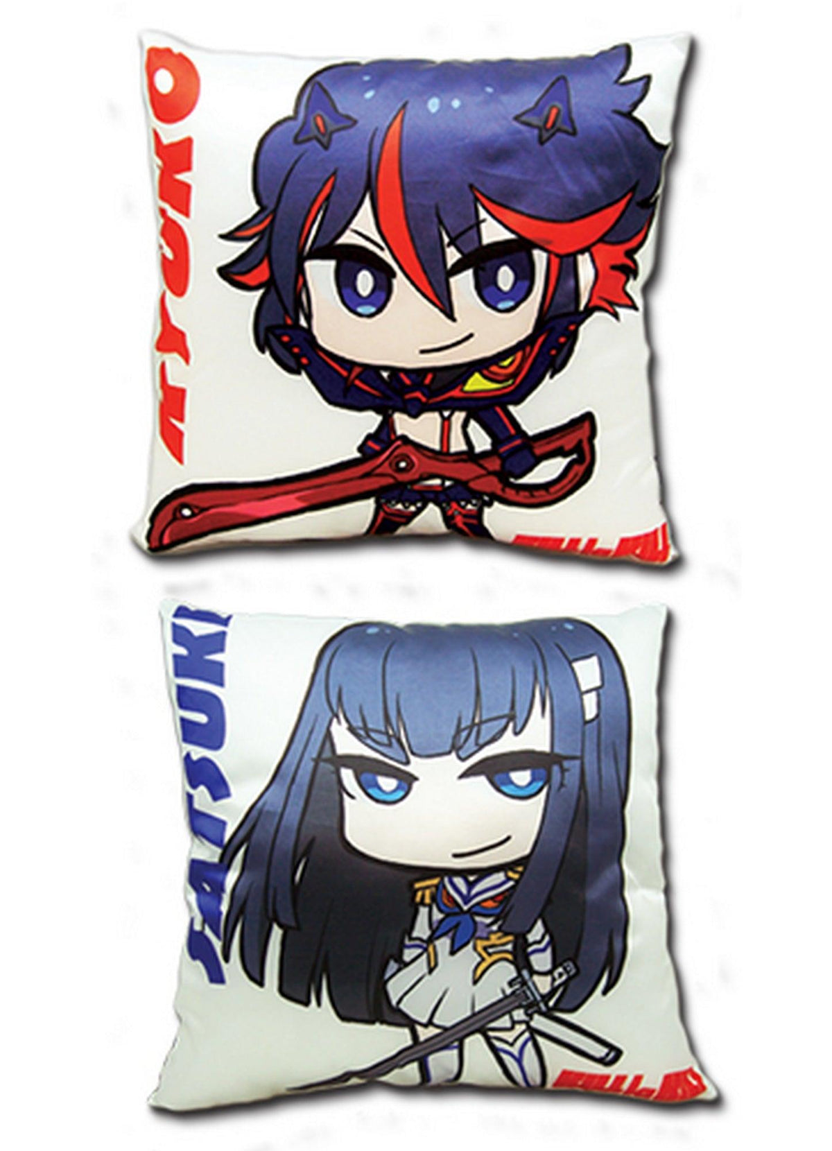 Kill La Kill - Ryuko Matoi & Satsuki Kiryuin Square Pillow - Great Eastern Entertainment